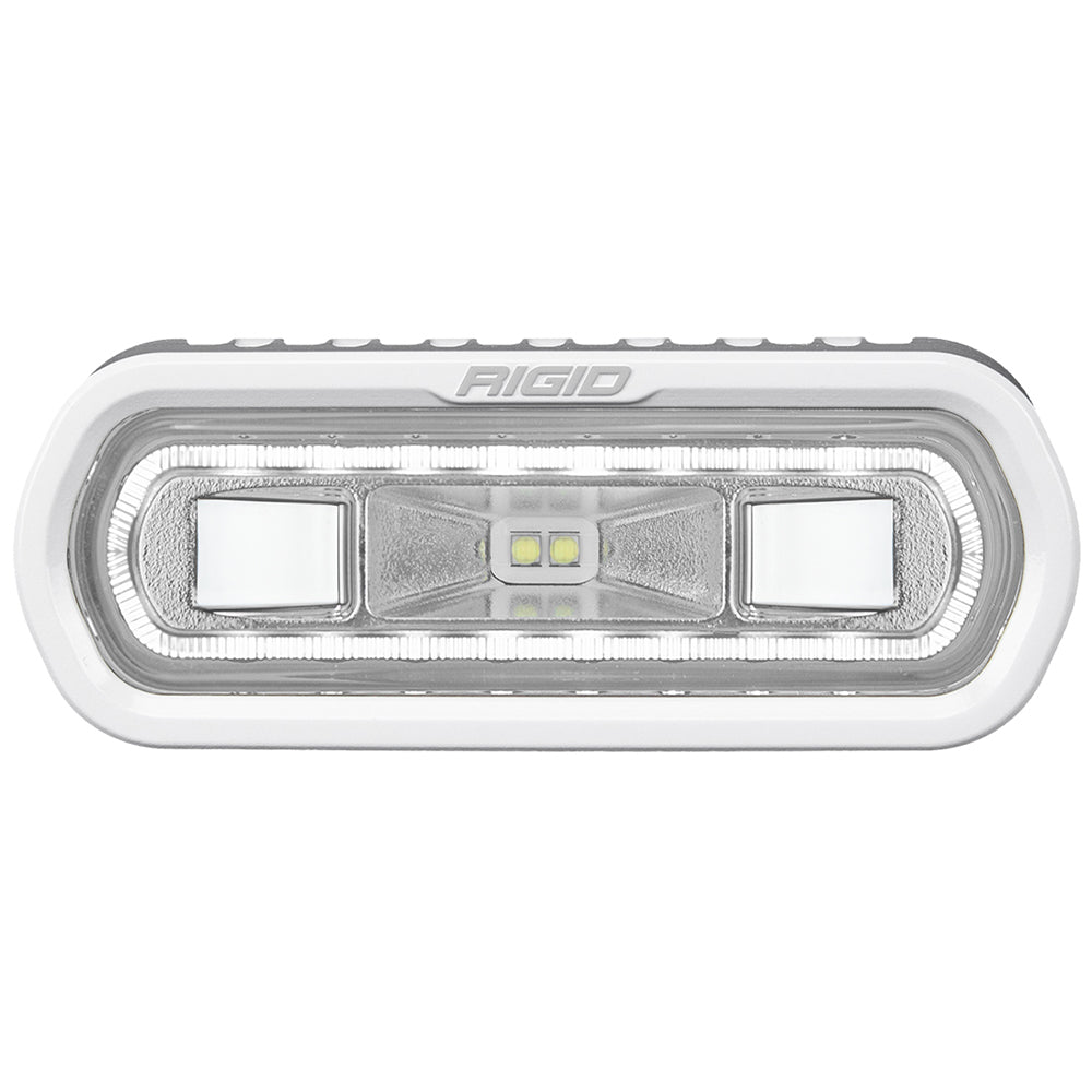 RIGID Industries SRL Series Marine Spreader Light  White Surface Mount  White Light wWhite Halo 51100 Main image