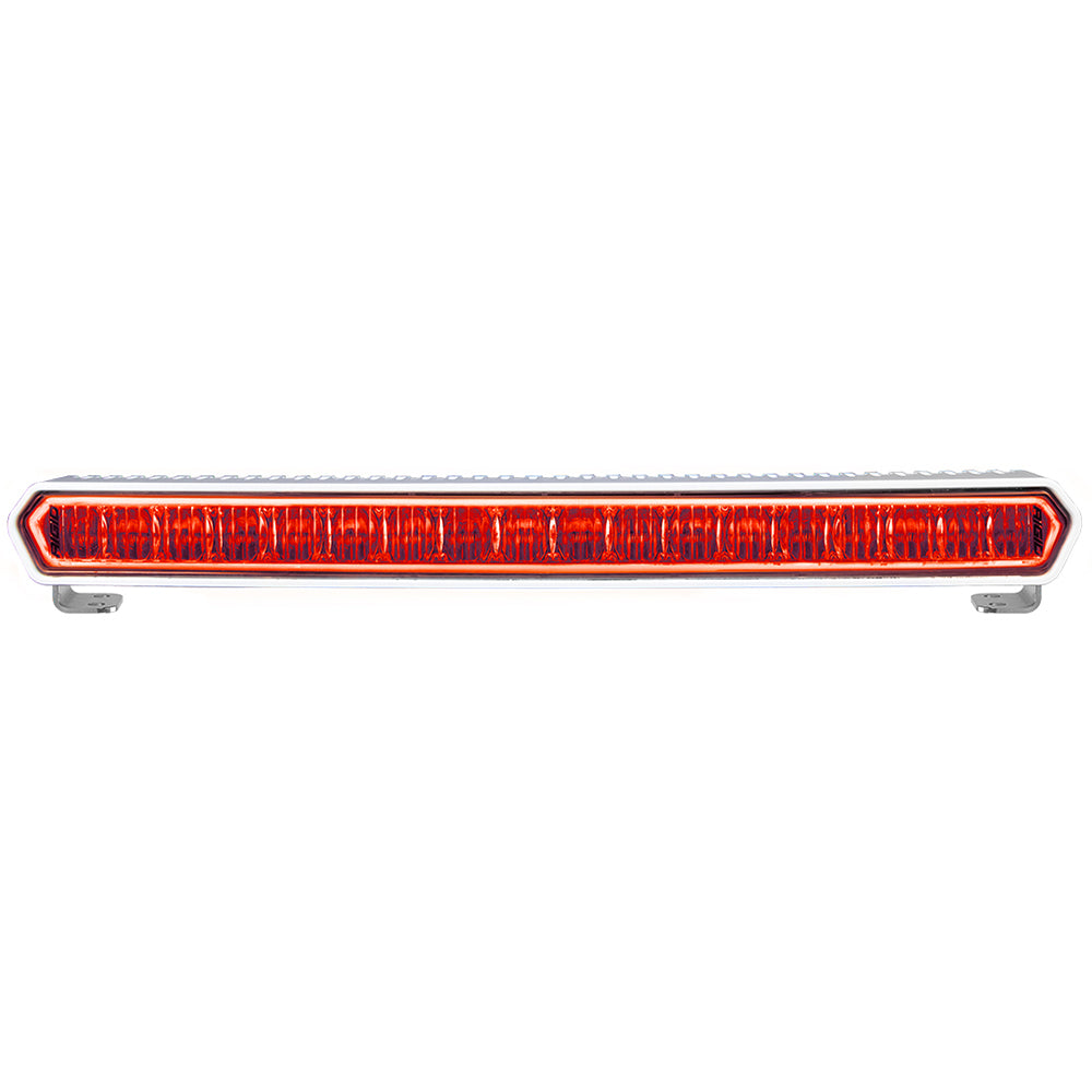 RIGID Industries SRL Series Marine 20 White LED Lightbar  White Light wRed Halo 62002 Main image