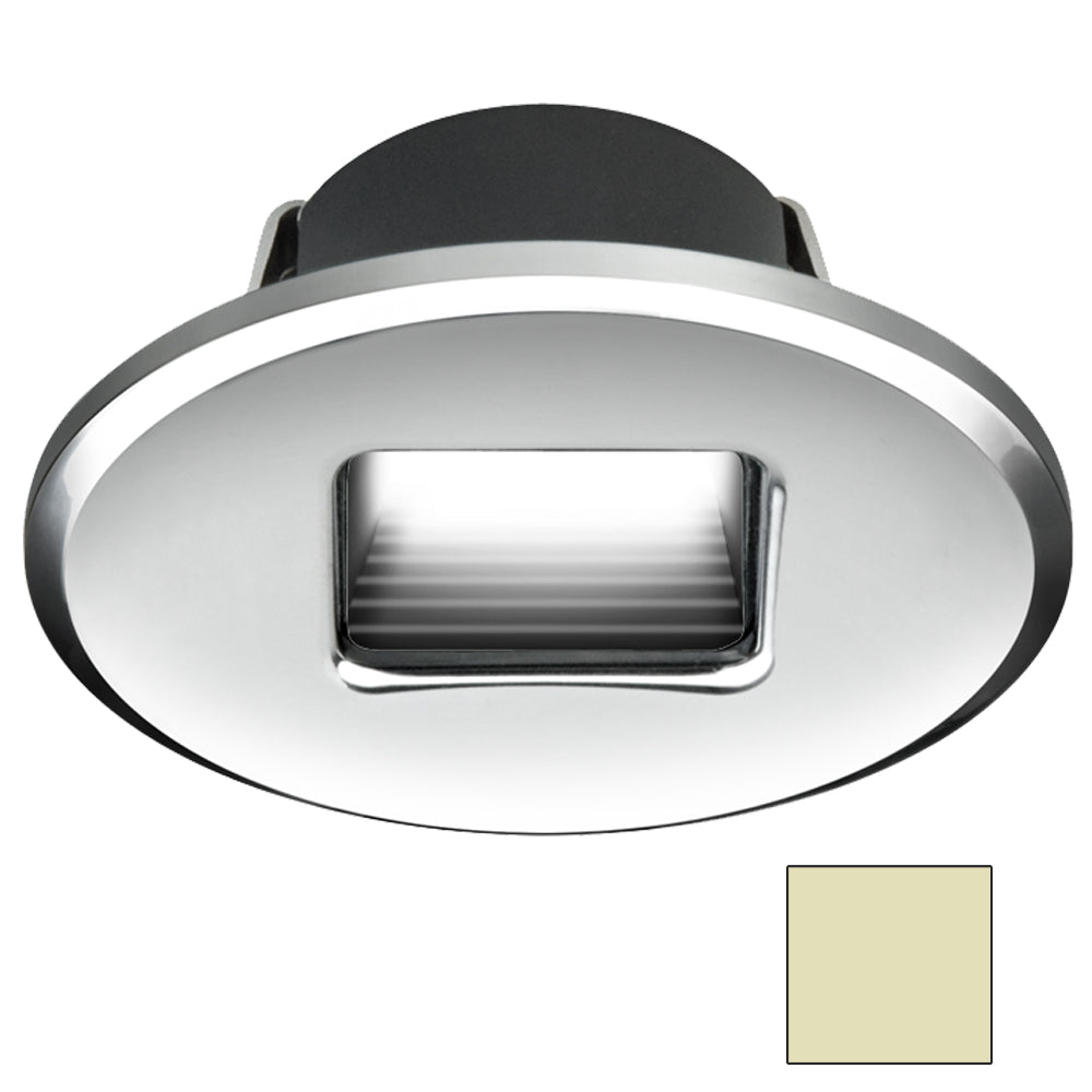 I2Systems Ember E1150Z SnapIn  Polished Chrome  Oval  Warm White Light E1150Z13CAB Main image