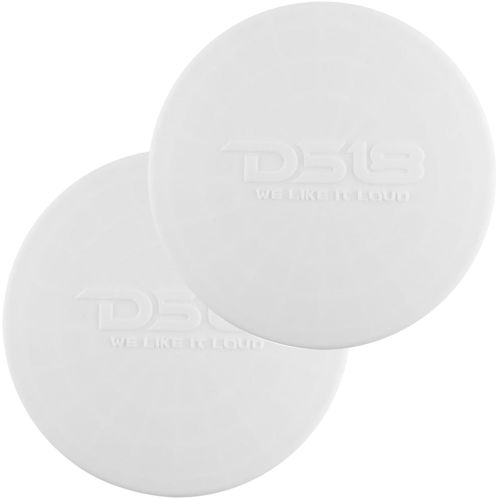 DS18 Silicone Marine Speaker Cover f65 Speakers  White CS6WH Main image