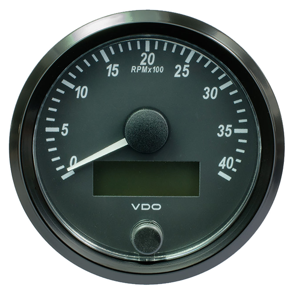 VDO SingleViu 80mm 318 Tachometer  4000 RPM A2C3832990030 Main image