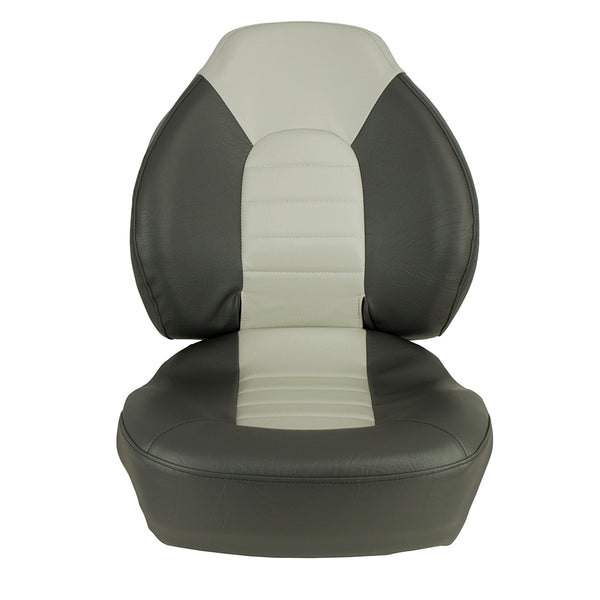 Springfield Fish Pro Mid Back Folding Seat  CharcoalGrey 1041733