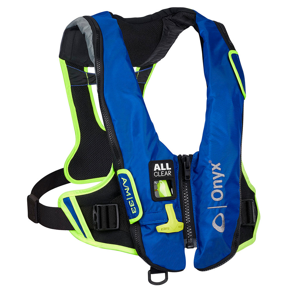 Onyx Impulse AM33 All Clear AutoManual Inflatable Life Jacket  Blue 13280050000421 Main image