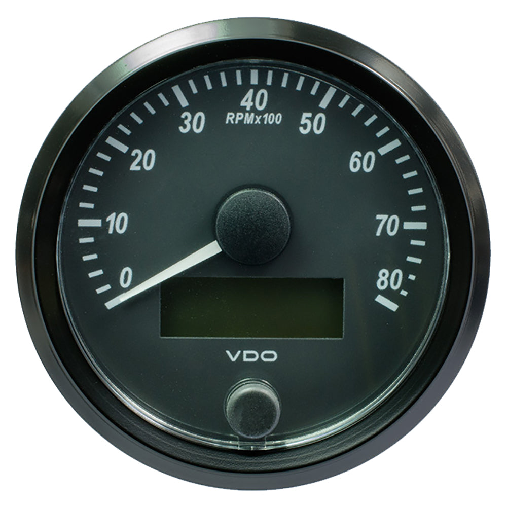 VDO SingleViu 80mm 318 Tachometer  8000 RPM A2C3833020030 Main image