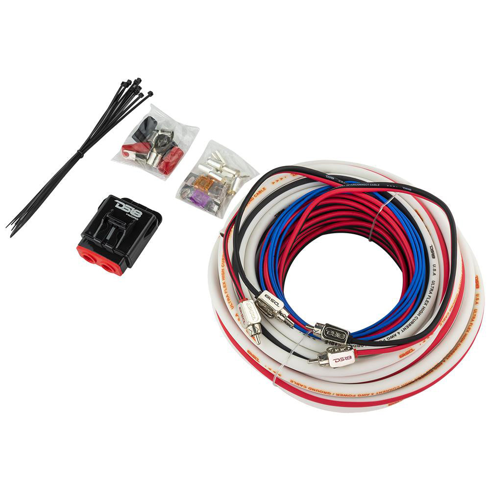 DS18 Hydro Power Amplifier Install Kit  4GA MOFCKIT4 Main image