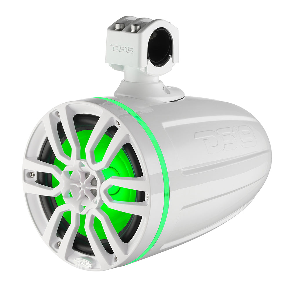 DS18 X Series HYDRO 6.5" Wakeboard Pod Tower Speaker w/RGB LED Light - 300W - White  [NXL-X6TP/WH] Secondary image