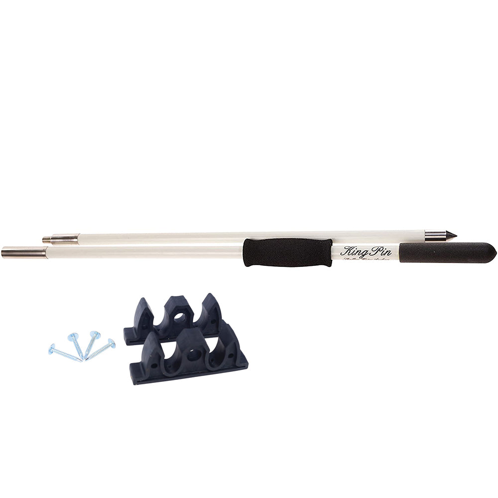 Panther 10 King Pin Anchor Pole  2Piece  White KPP100W Main image