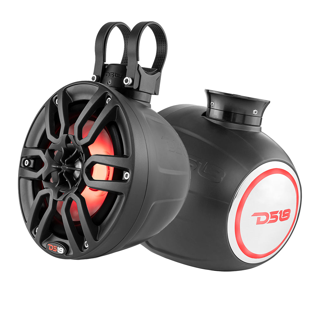 DS18 HYDRO 65 Compact Wakeboard Pod Tower wRGB Light  300W  Black NXLPS6BK Main image