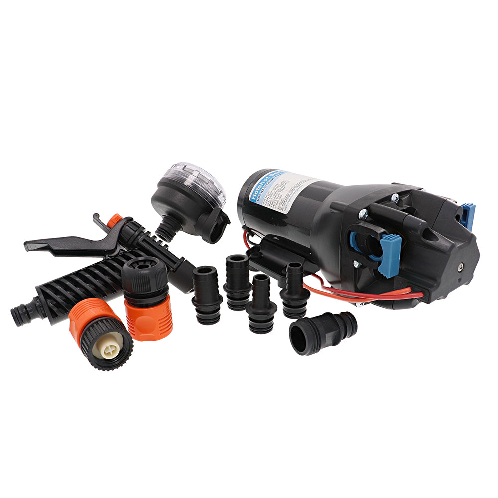 Jabsco HotShot HD4 Heavy Duty Washdown Pump  12V  4 GPM  60 PSI Q401J118N3A Main image