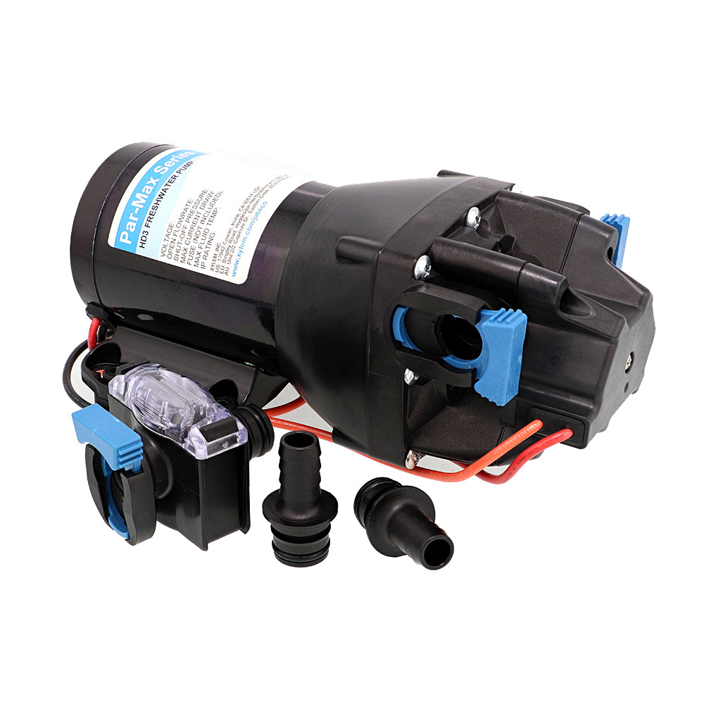 Jabsco ParMax HD3 Heavy Duty Water Pressure Pump  12V  3 GPM  60 PSI Q301J118S3A Main image