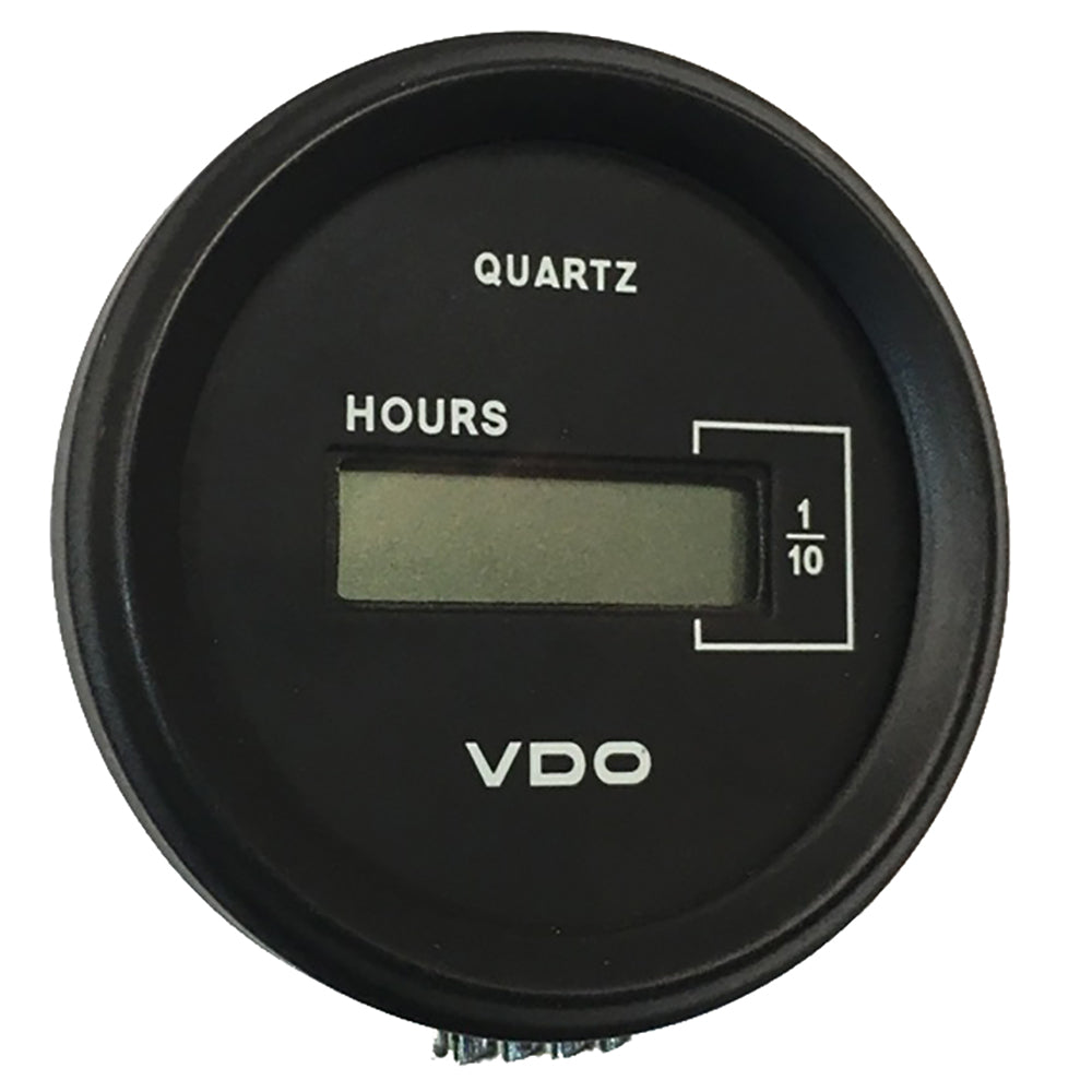 VDO Cockpit Marine 52mm 2116 LCD Hourmeter  Black DialChrome Bezel  331546 Main image