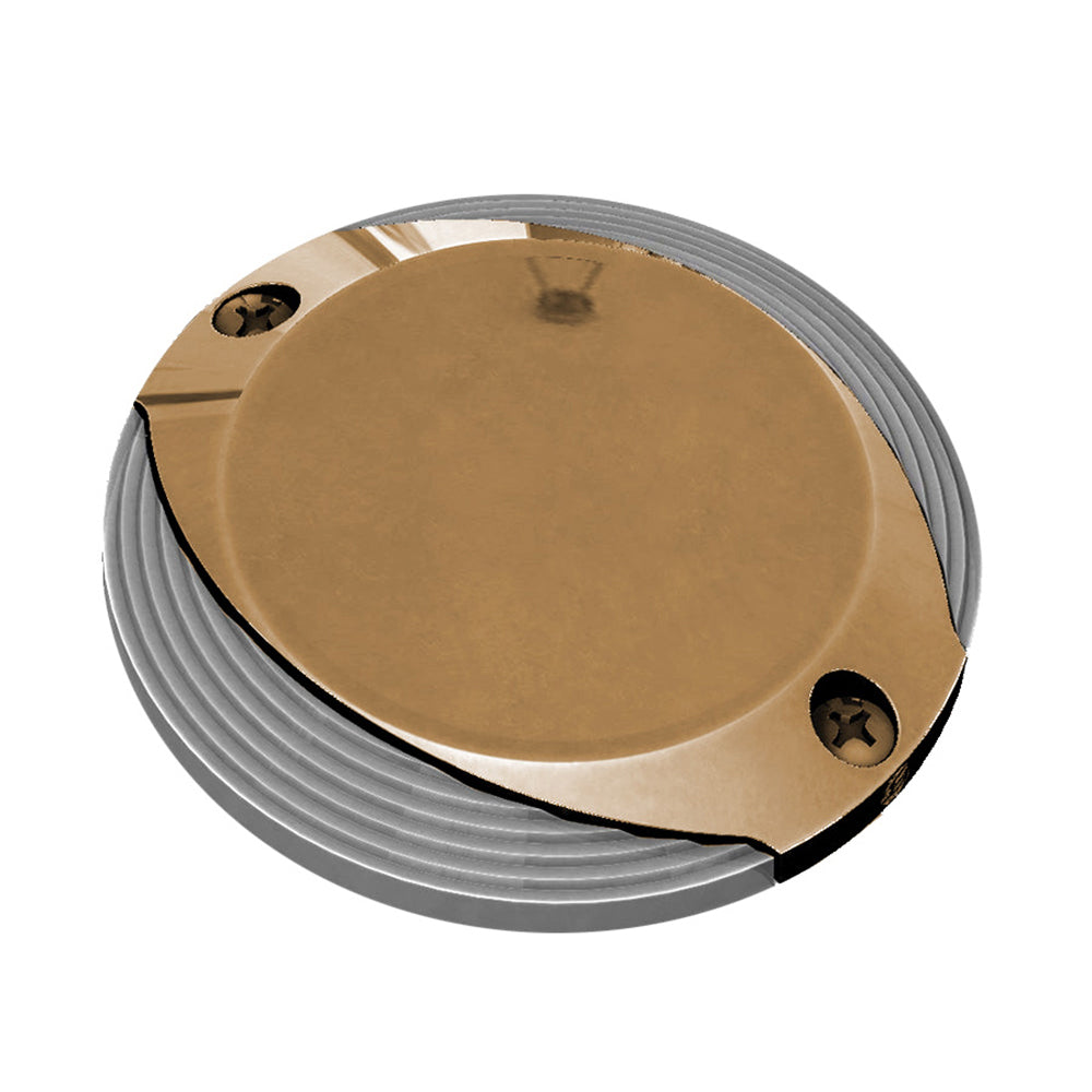 Lumitec Scallop Surface Mount Pathway Light  Spectrum RGBWWarm White  Bronze Finish 101673 Main image