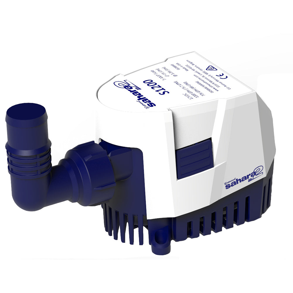 Attwood Sahara MK2 S1200 Bilge Pump 1200 GPH  12V  Automatic 55127 Main image