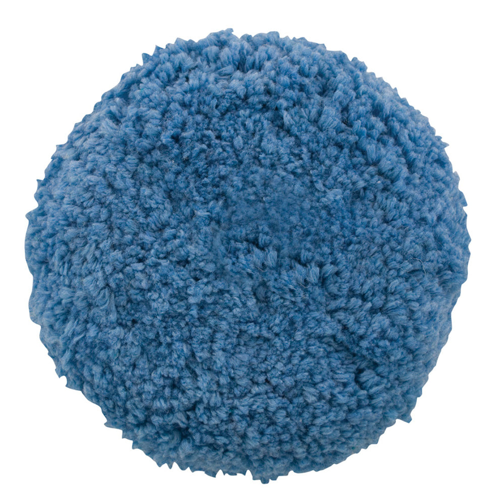 Presta Blue Blended Wool Medium Cutting Pad  9 ScrewOn Pad 890164 Main image