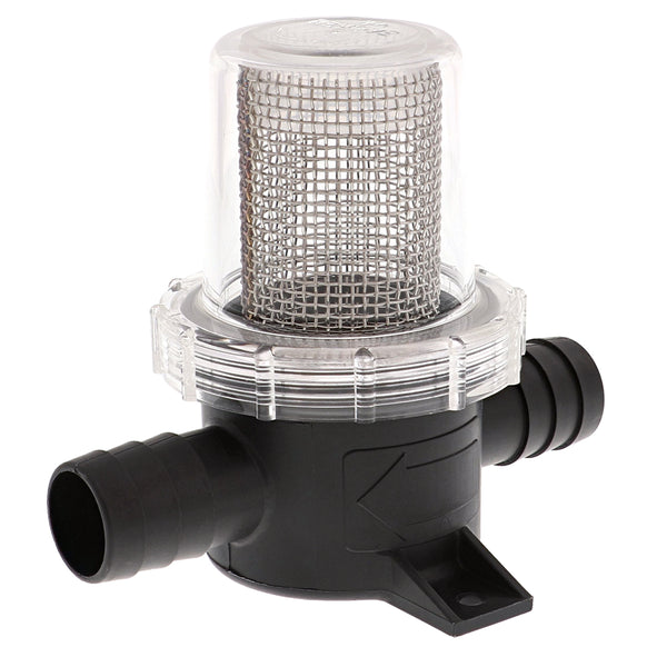 Jabsco Pumpgard InLine Strainer 34 Hose  40 Mesh 362000000