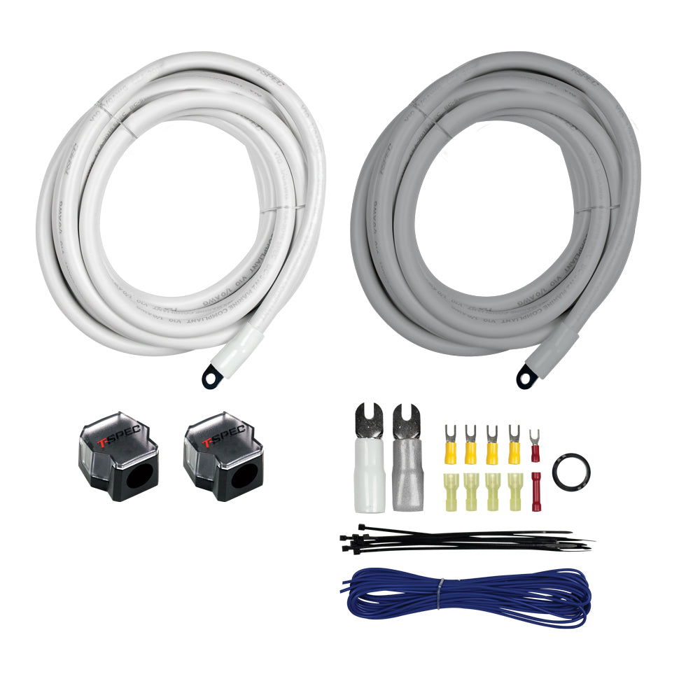 TSpec V10D104K 4 Gauge AddAAmp Kit f10 Gauge Wire V10D104K Main image
