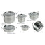 Marine Business Kitchen Cookware Pan Set SelfContaining  Stainless Steel  Set of 8 20001