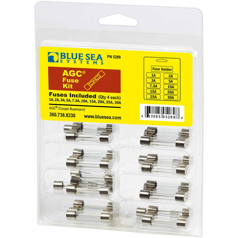 Blue Sea 5289 AGC Fuse Kit  41Piece 5289 Main image