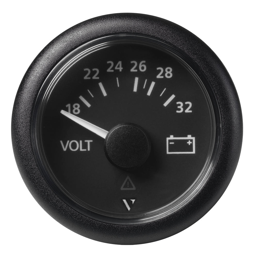 Veratron 52mm 2116 Viewline Voltmeter 1832V  Black Dial  Bezel A2C59512458 Main image