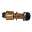Raritan HeavyDuty Push Button Switch  Brass 164000BR