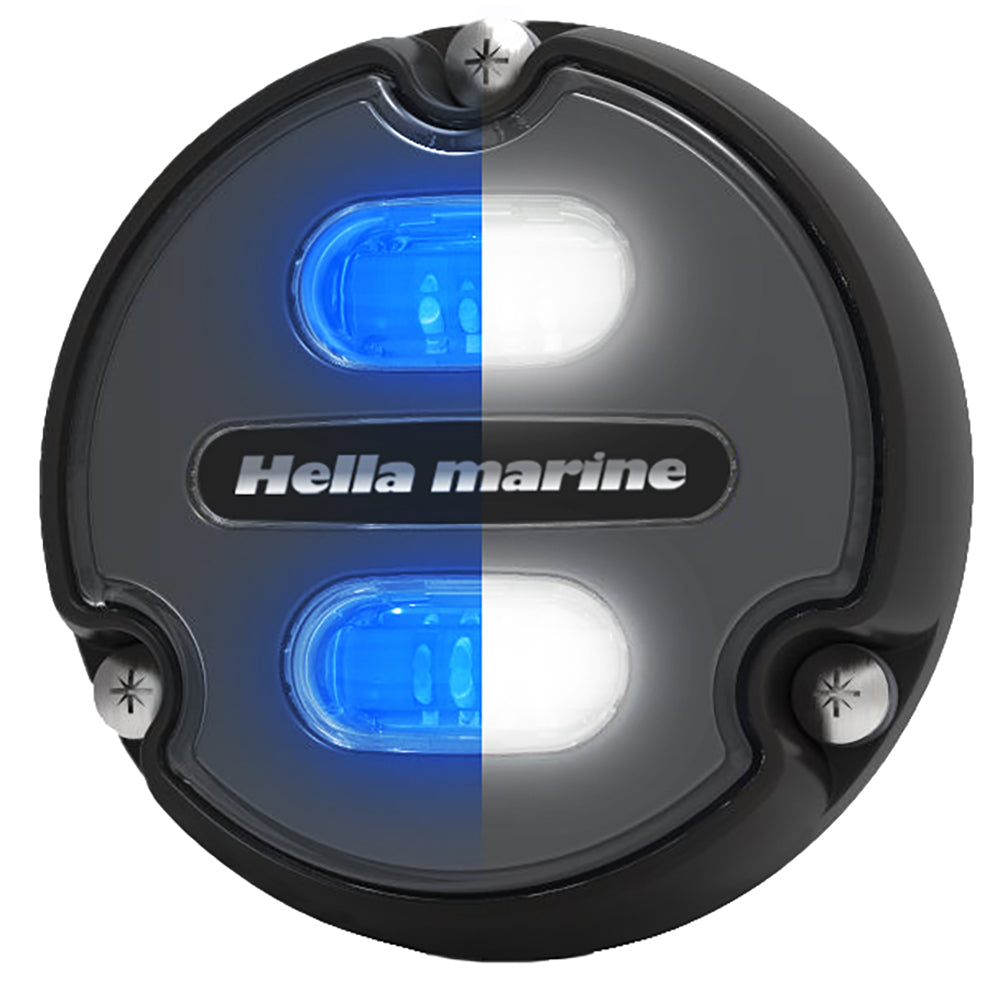 Hella Marine Apelo A1 Blue White Underwater Light  1800 Lumens  Black Housing  Charcoal Lens 016145001 Main image