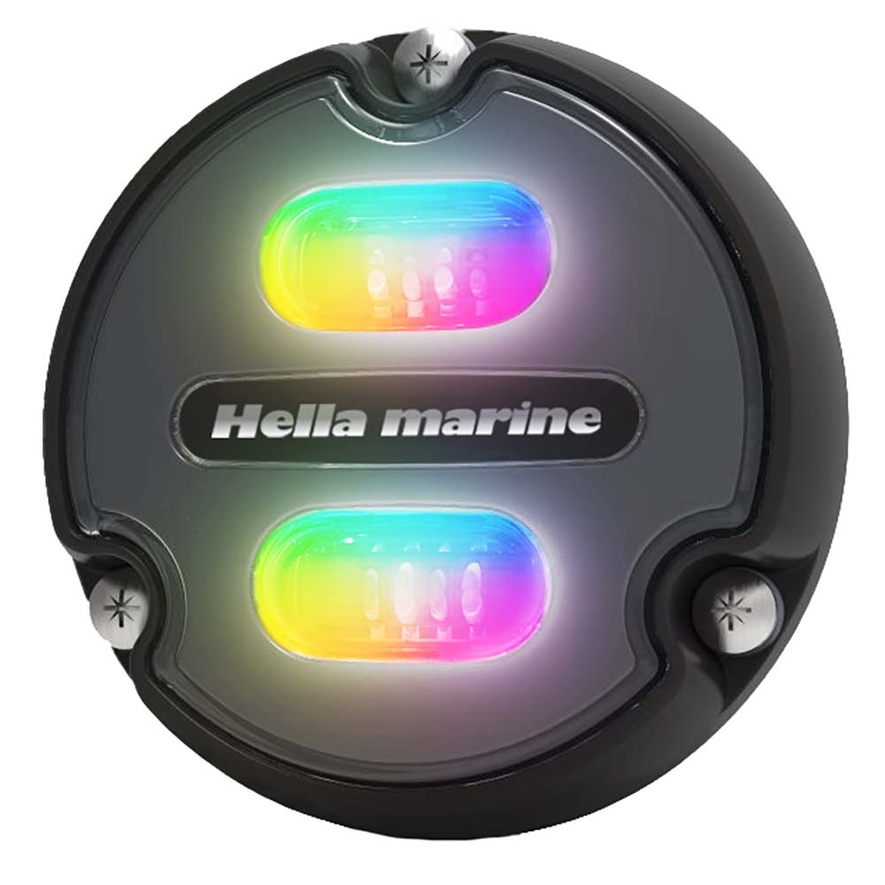 Hella Marine Apelo A1 RGB Underwater Light  1800 Lumens  Black Housing  Charcoal Lens 016146001 Main image