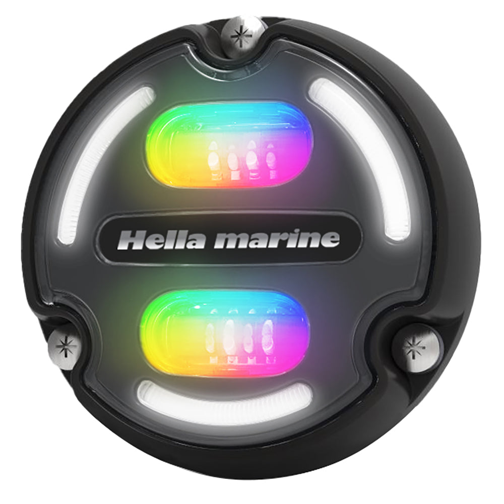 Hella Marine A2 RGB Underwater Light  3000 Lumens  Black Housing  Charcoal Lens wEdge Light 016148001 Main image