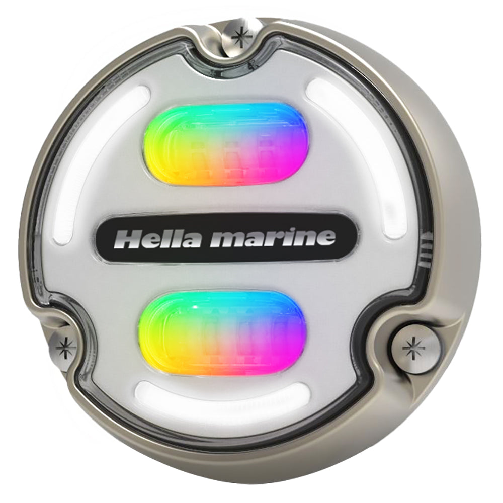Hella Marine Apelo A2 RGB Underwater Light  3000 Lumens  Bronze Housing  White Lens wEdge Light 016148101 Main image