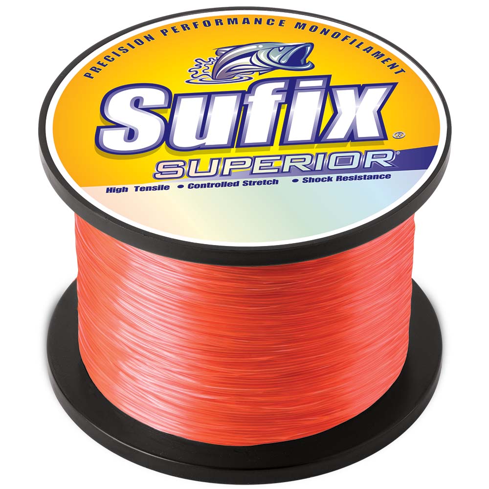 Sufix Superior Neon Fire Monofilament  12lb  1100 yds 636112 Main image