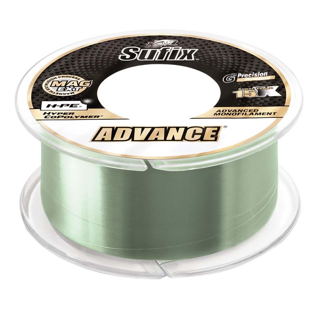 Sufix Advance Monofilament  20lb  LowVis Green  330 yds 604120G Main image
