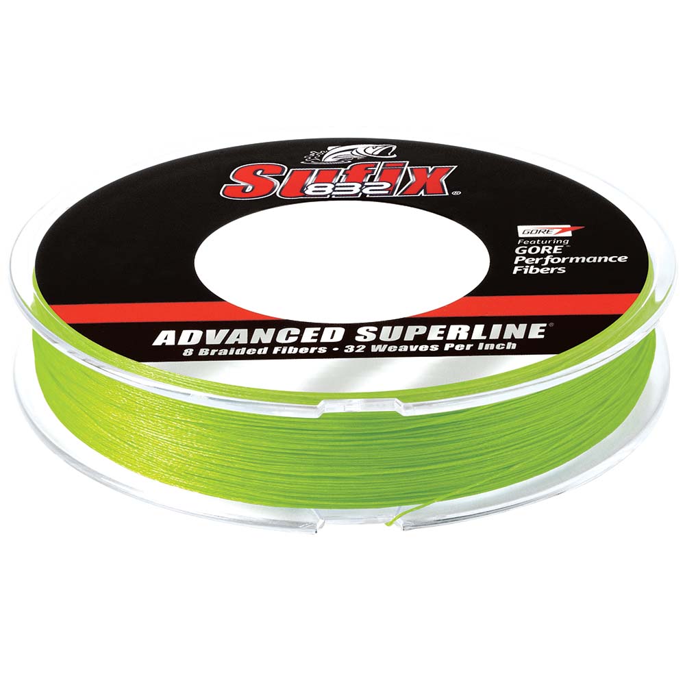 Sufix 832 Advanced Superline Braid  15lb  Neon Lime  300 yds 660115L Main image