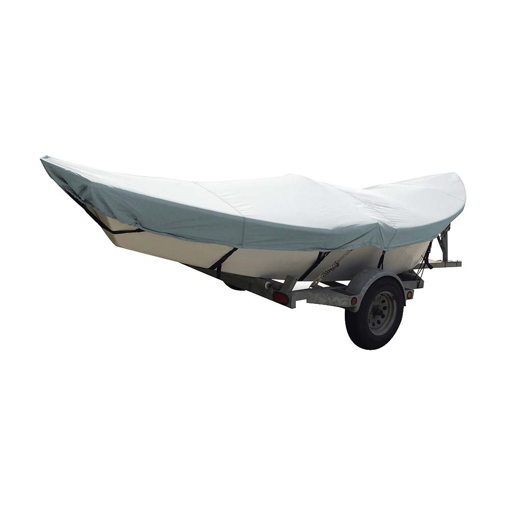 Carver PolyFlex II StyledtoFit Boat Cover f16 Drift Boats  Grey 74300F10 Main image
