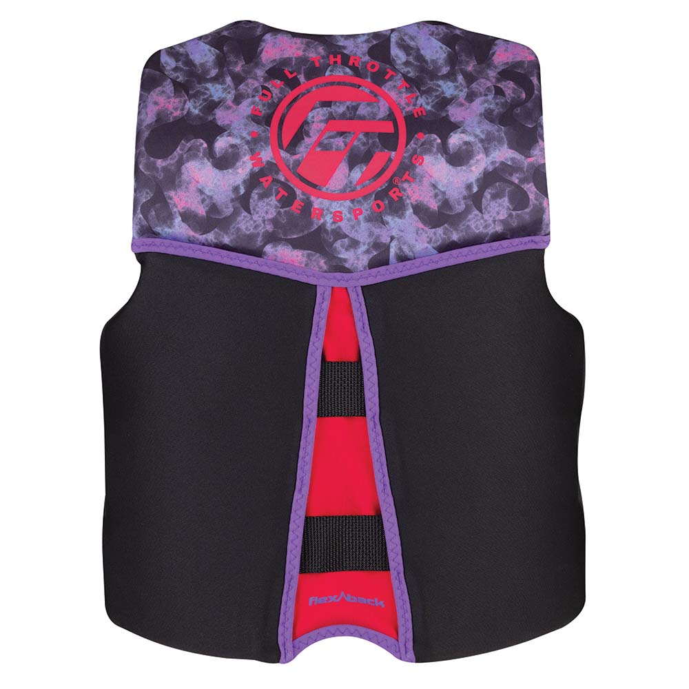 Full Throttle Youth Rapid-Dry Flex-Back Life Jacket - Pink/Black [142500-105-002-22] Secondary image
