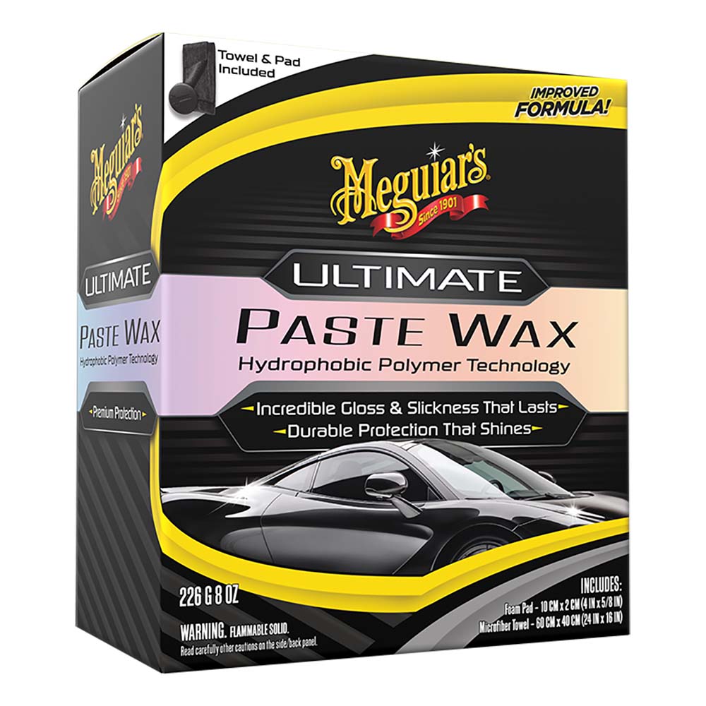 Meguiars Ultimate Paste Wax  LongLasting Easy to Use Synthetic Wax  8oz G210608 Main image