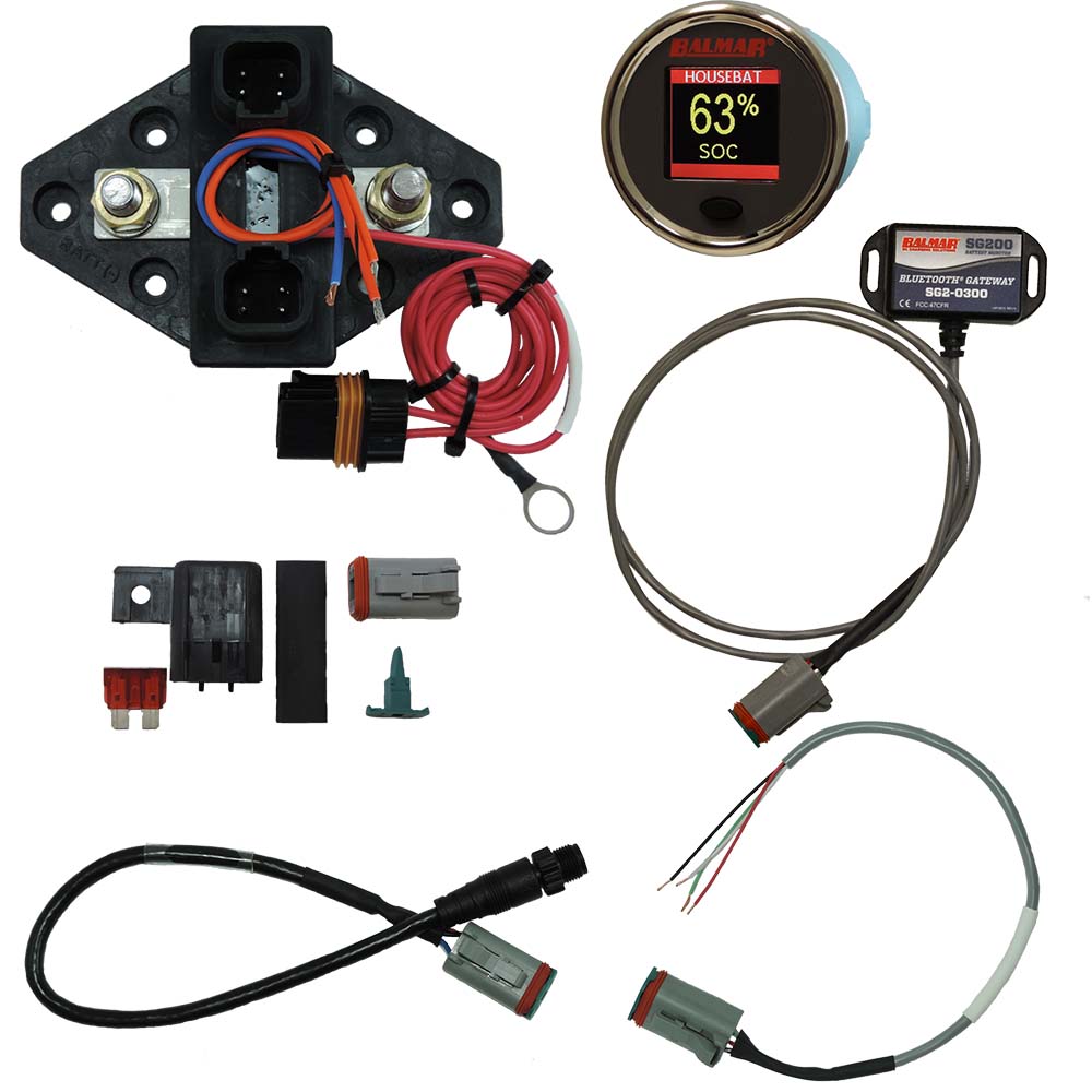 Balmar SG230 Battery Monitor Kit N2K BT Gateway Color Display 1248VDC SG230 Main image