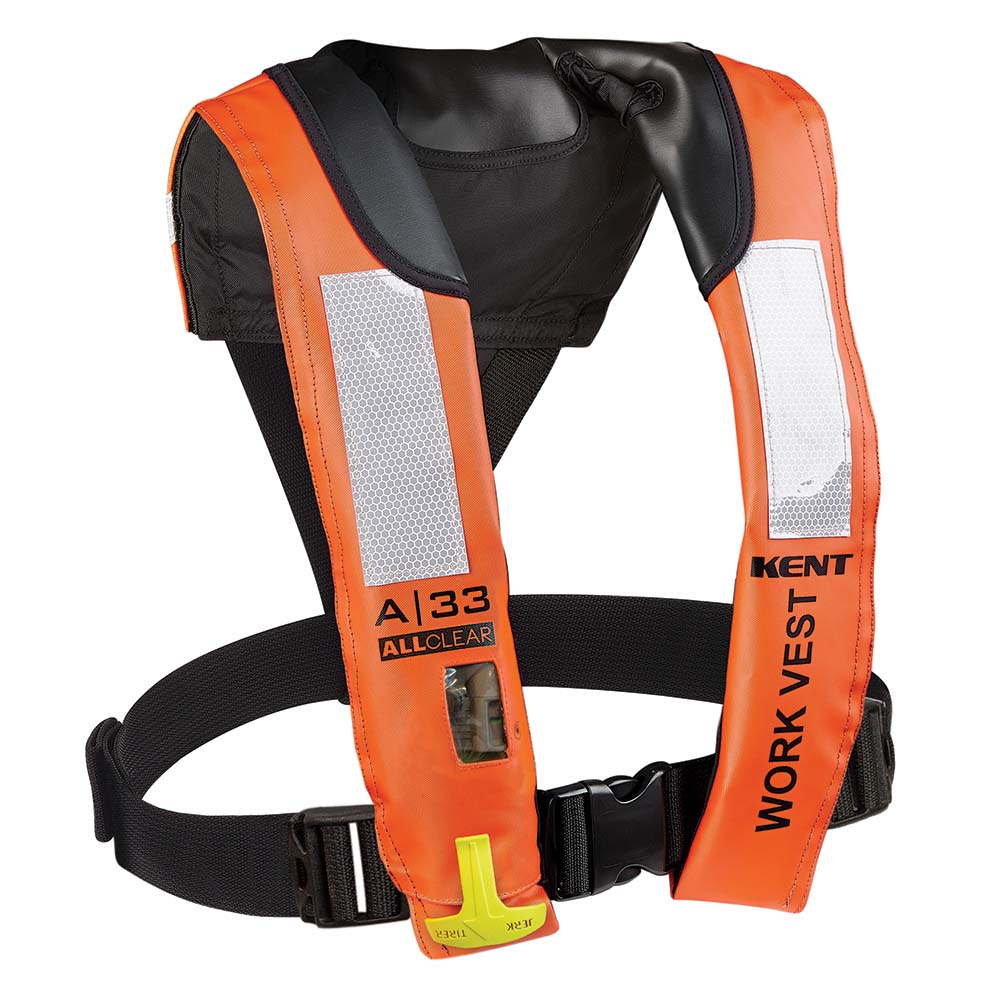 Kent A33 All Clear Auto Inflatable Work Vest 13440220000421 Main image