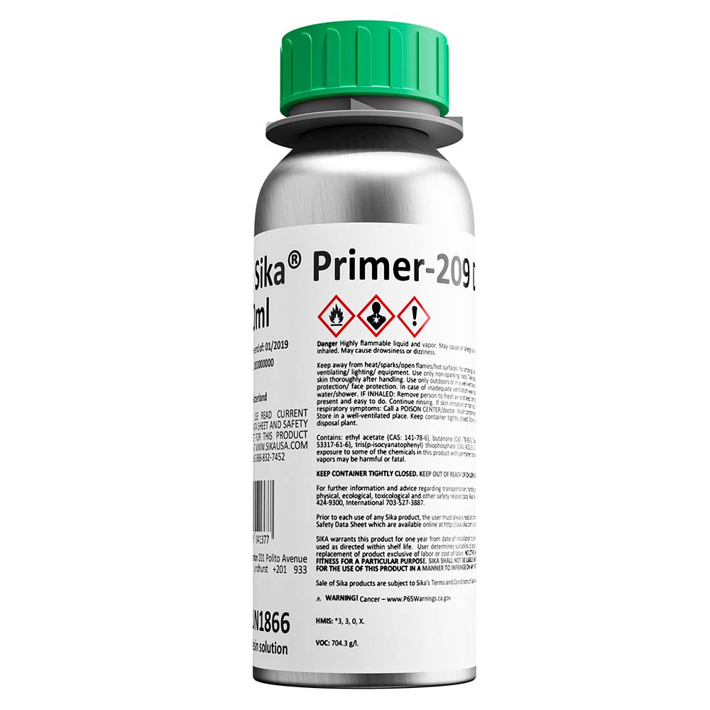 Sika Primer209 D Black 250ml Bottle 451588 Main image