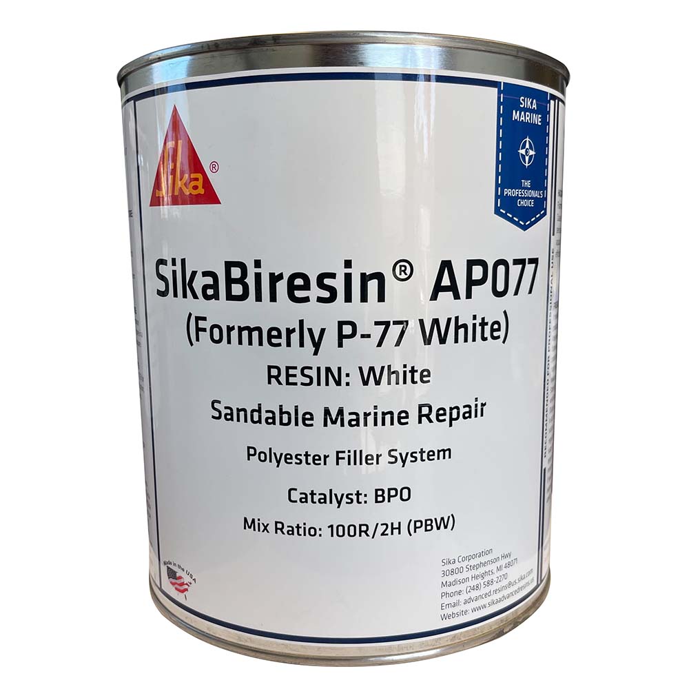 Sika SikaBiresin AP077 White Gallon BPO Hardener Required 606547 Main image