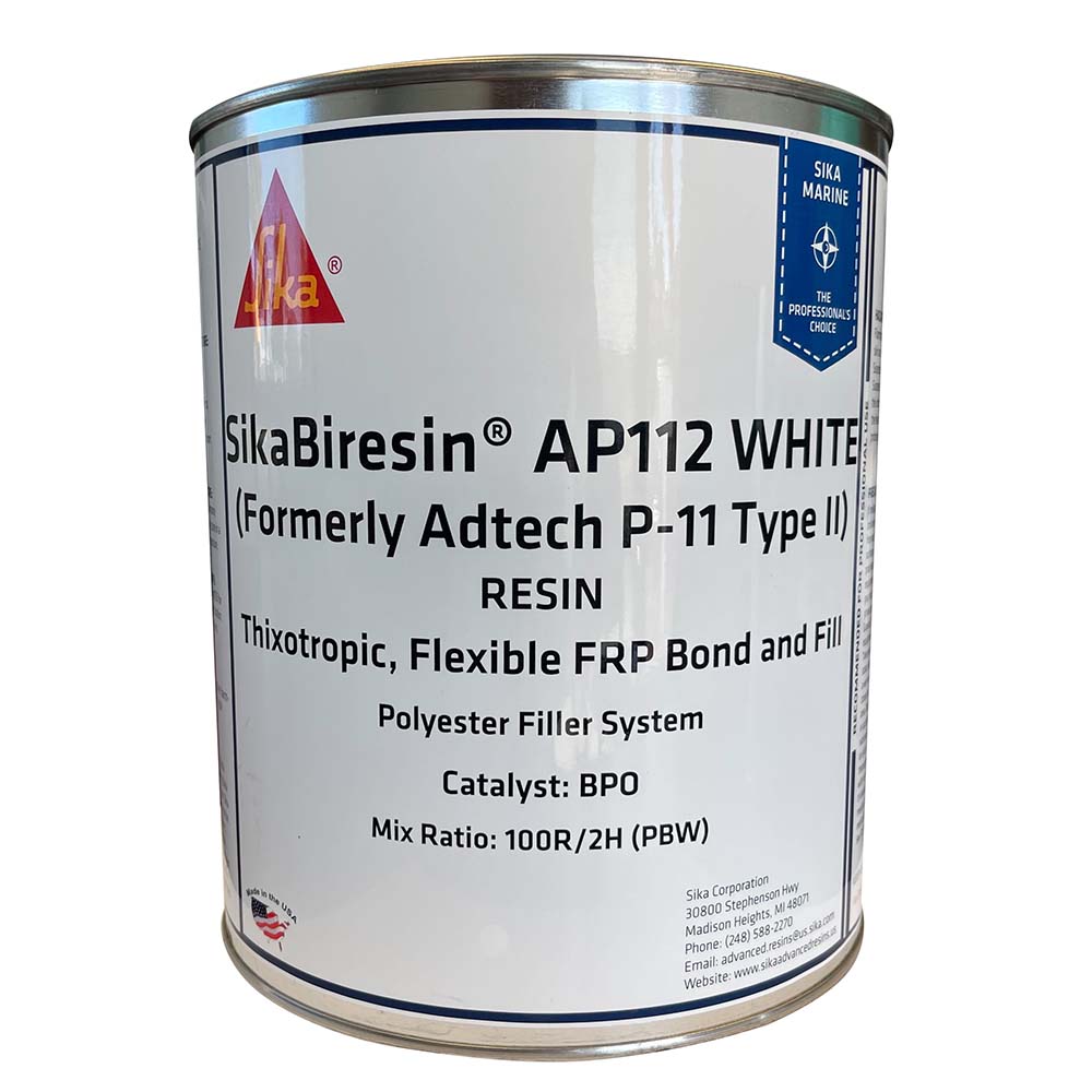 Sika SikaBiresin AP112 White Gallon BPO Hardener Required 606128 Main image