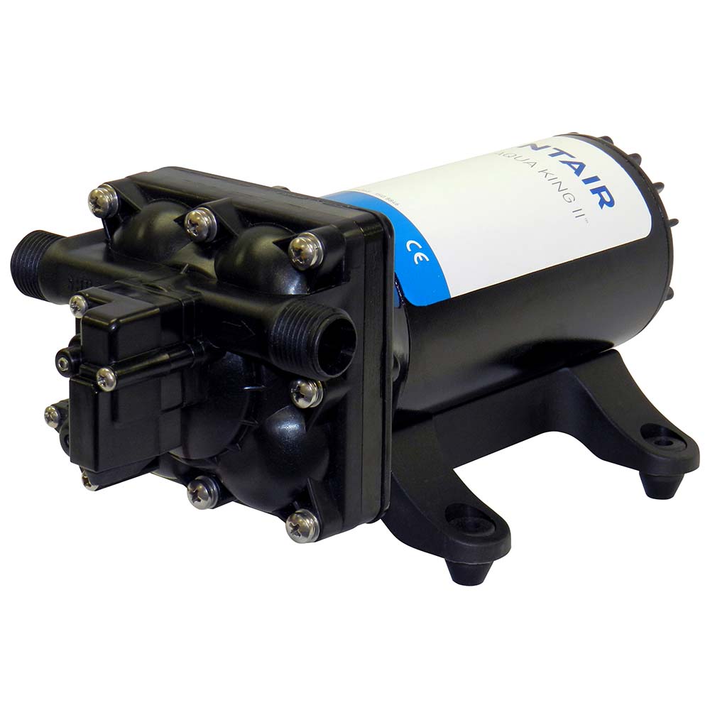 Shurflo by Pentair King II Premium 40 24VDC 40GPM 55PSI Fresh Water Pressure Pump wStrainer  Fittings 4148163E75 Main image