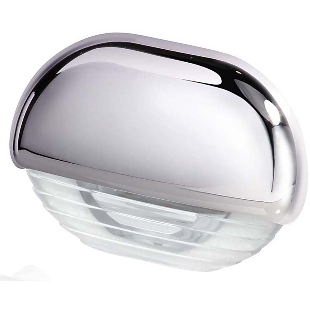 Hella Marine White LED Easy Fit Step Lamp wChrome Cap 958126001 Main image