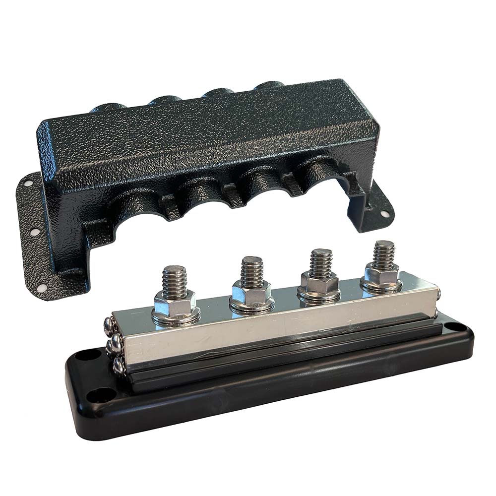 Victron Busbar 600A 4P  Cover 4X 38 Plus 4X M8 Terminals VBB160040010 Main image
