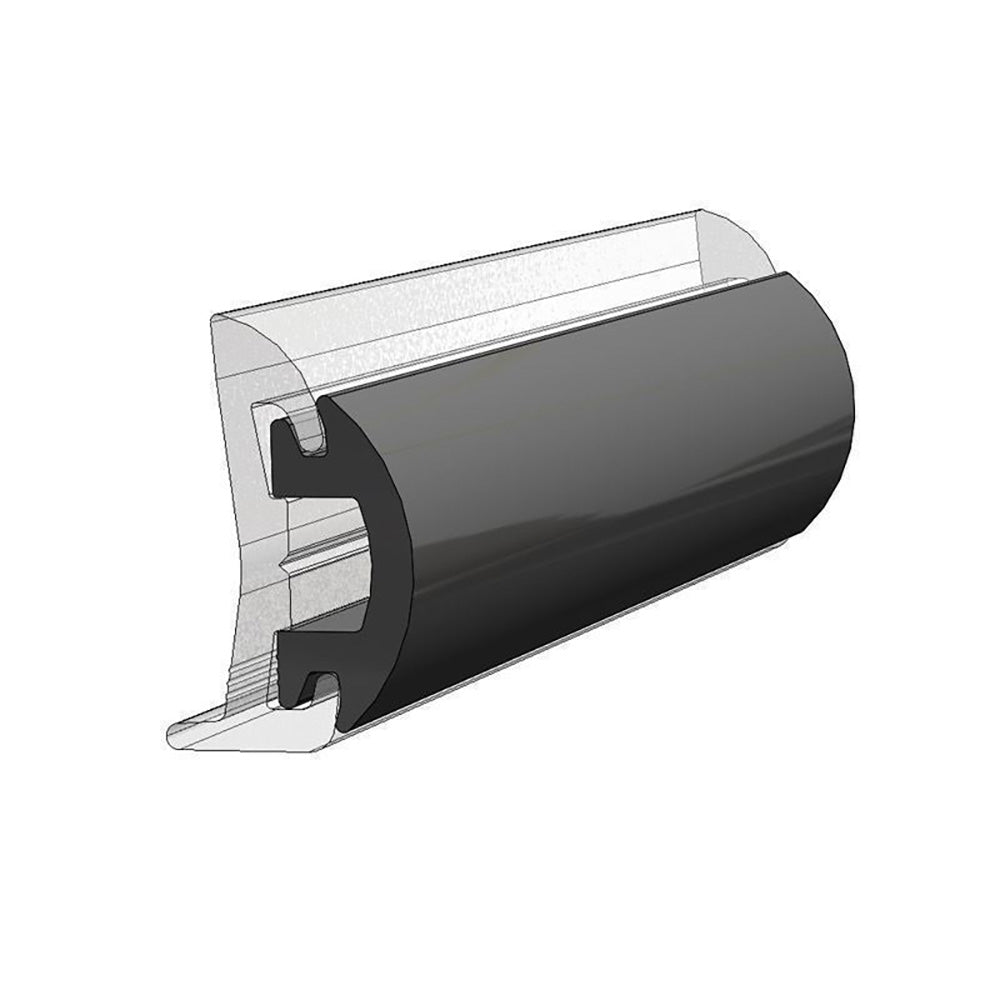 TACO 70 Flexible Black Rub Rail Insert 1-3/16" x 1/2" [V12-4144BKA70-1] Secondary image