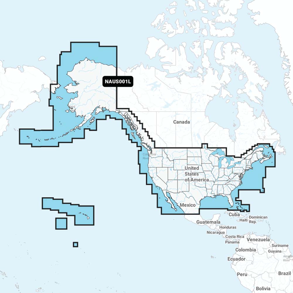 Navionics NAUS001L  US  Coastal Canada  Navionics 010C136630 Main image
