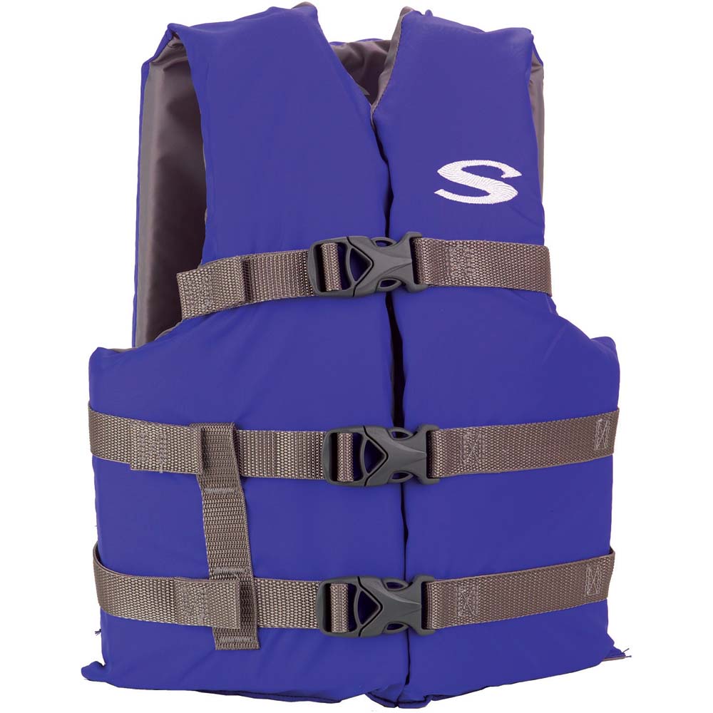 Stearns Youth Classic Vest Life Jacket  5090lbs  BlueGrey 2159360 Main image