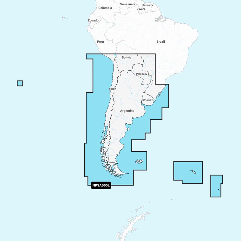 Navionics Platinum NPSA005L  Chile Argentina  Easter Island 010C136540 Main image