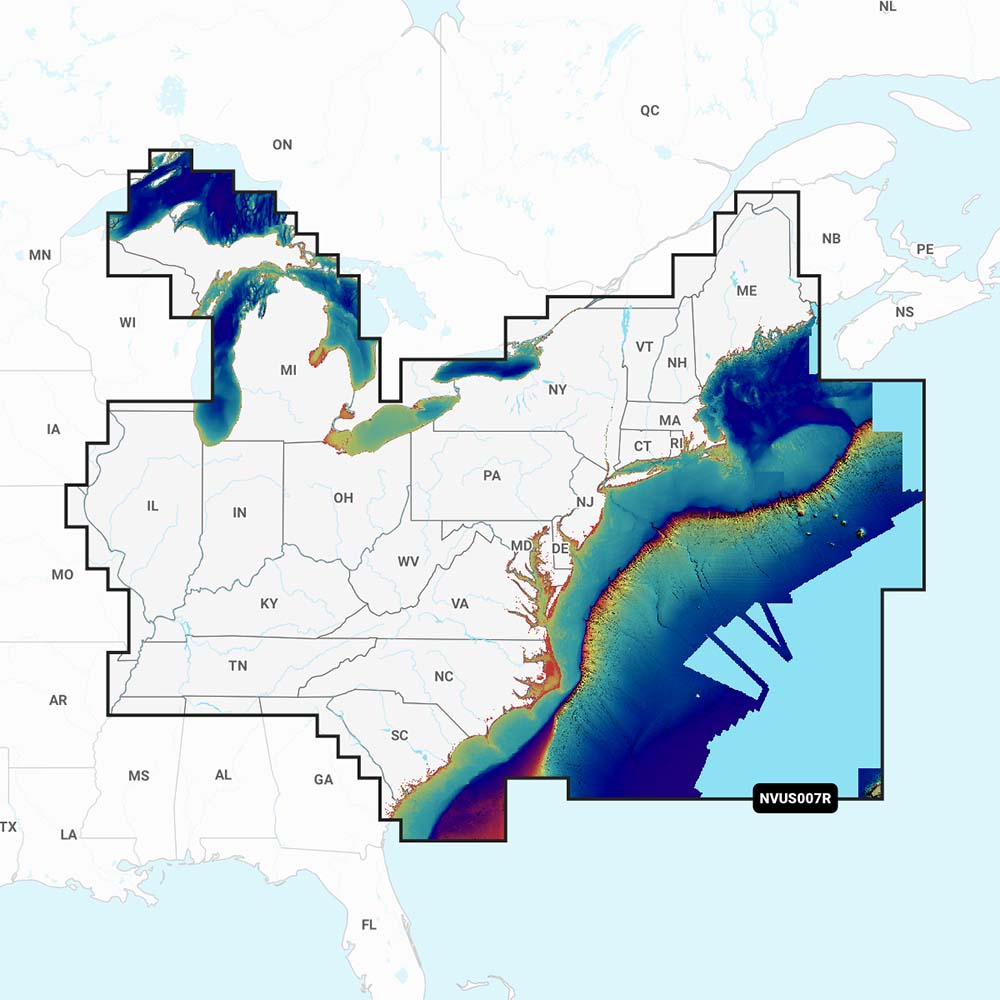 Garmin Navionics Vision NVUS007R US East 010C129100 Main image