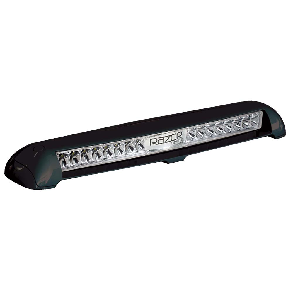 Lumitec Razor Light Bar  Flood  Black Housing  Flush Mount 101588 Main image