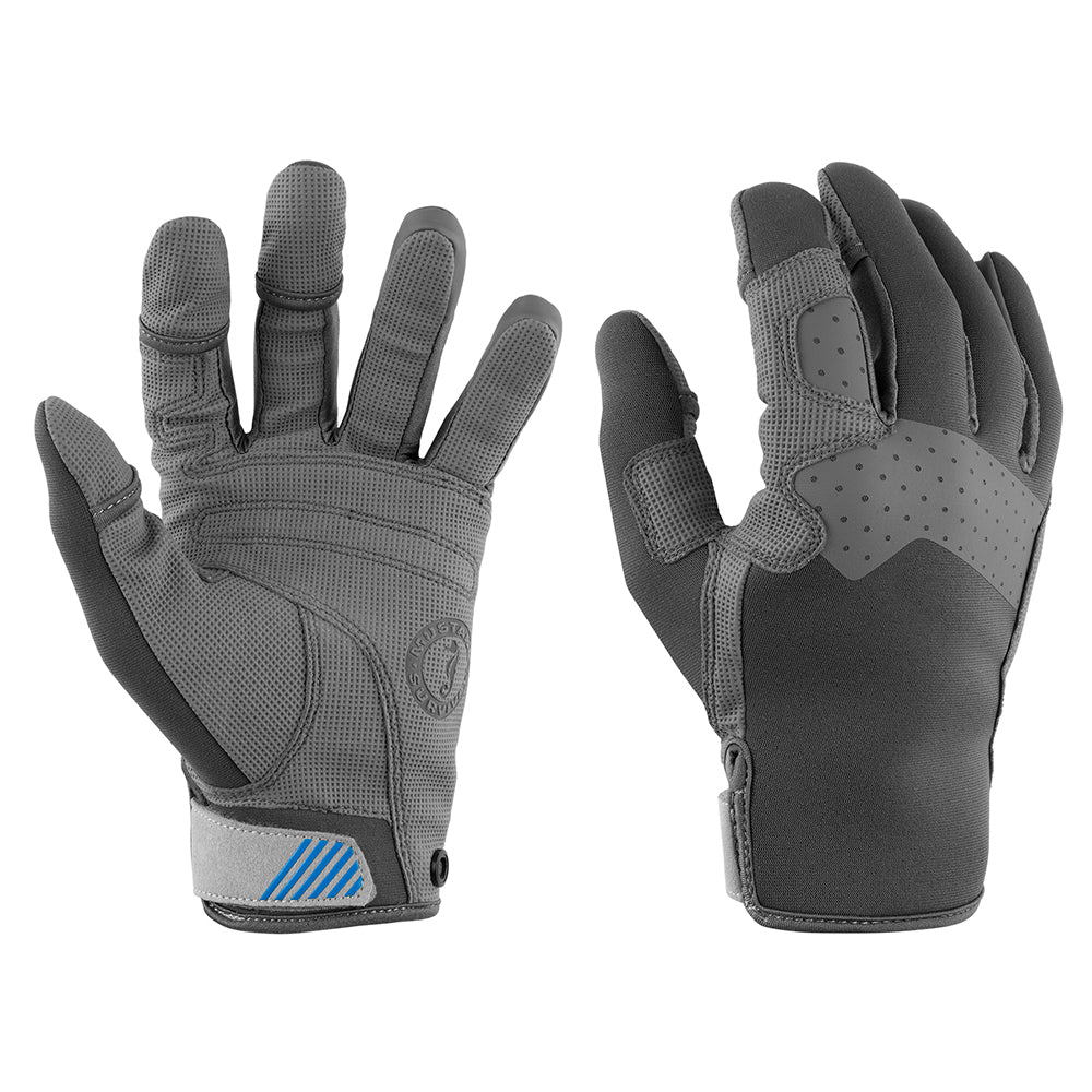Mustang Traction Closed Finger Gloves  GreyBlue  Small MA600302269S267 Main image