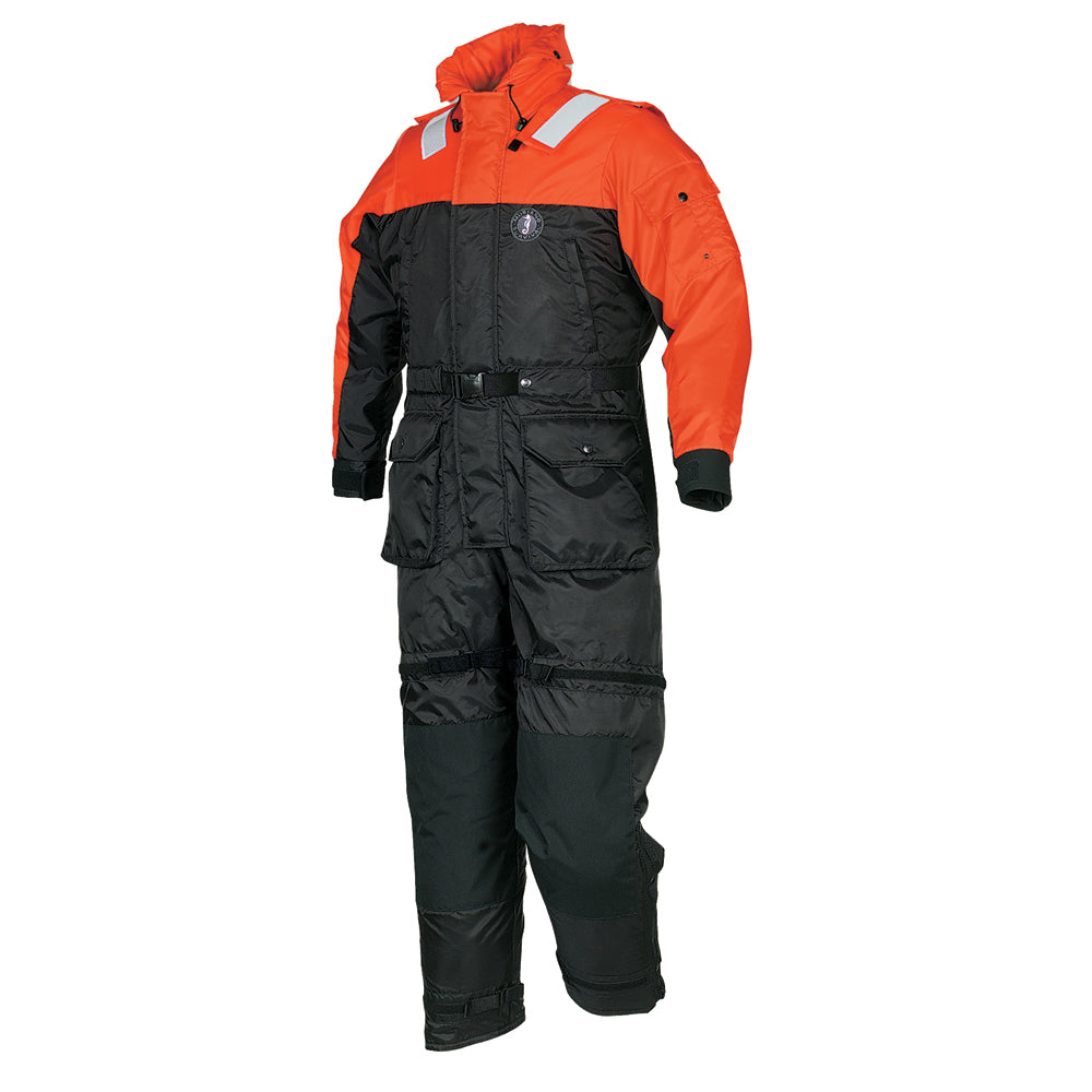 Mustang Deluxe AntiExposure Coverall  Work Suit  OrangeBlack  Large MS217533L206 Main image